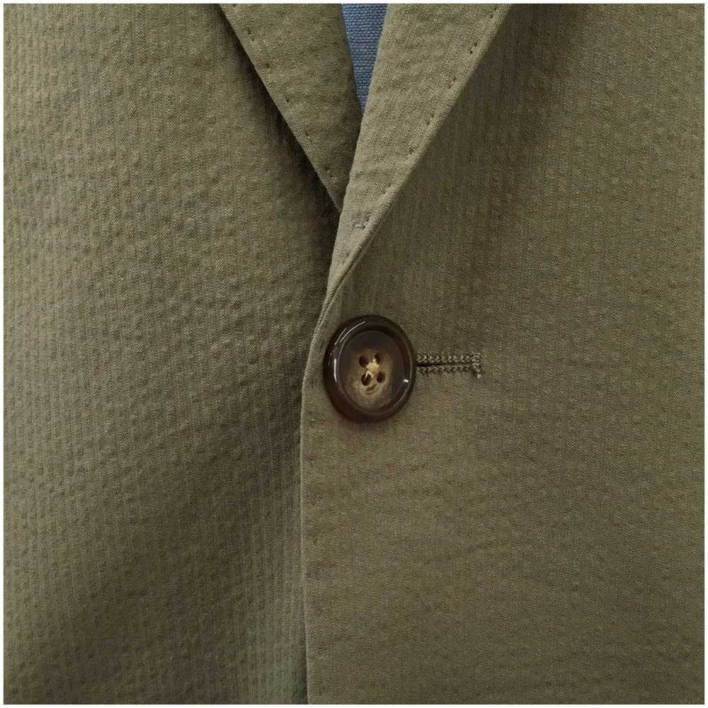 New J Crew Mens Blazer Sport Coat Two Button Casual Jacket Size 38R Cotton Suits